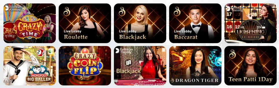 Jeux de casino en direct SlotsHammer Casino